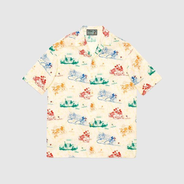 Disney x Gucci oversize bowling shirt